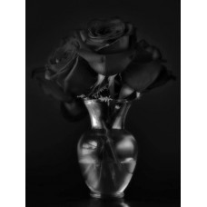 Black Flashing - 3 Stems Vase